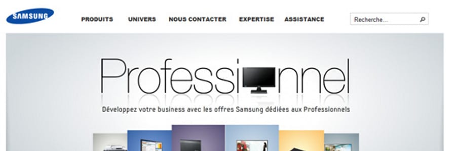 Samsung développe ses produits B to B en France