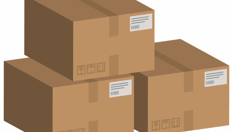 3 cartons de livraison