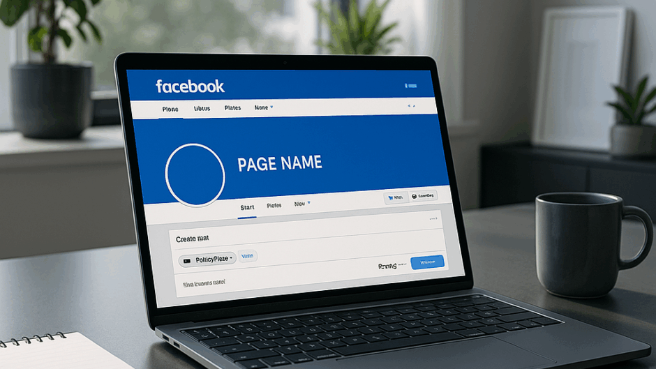 créer une page facebook