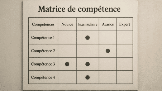 matrice de comp&eacute;tences